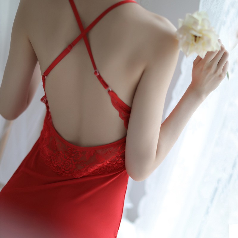 Váy ngủ ren siêu sexy kèm quần lót_DN14 | BigBuy360 - bigbuy360.vn