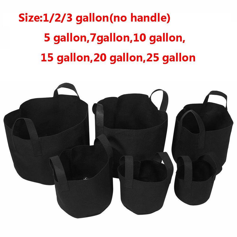 HECCEH Túi Vải Trồng Cây Hình Tròn Mới