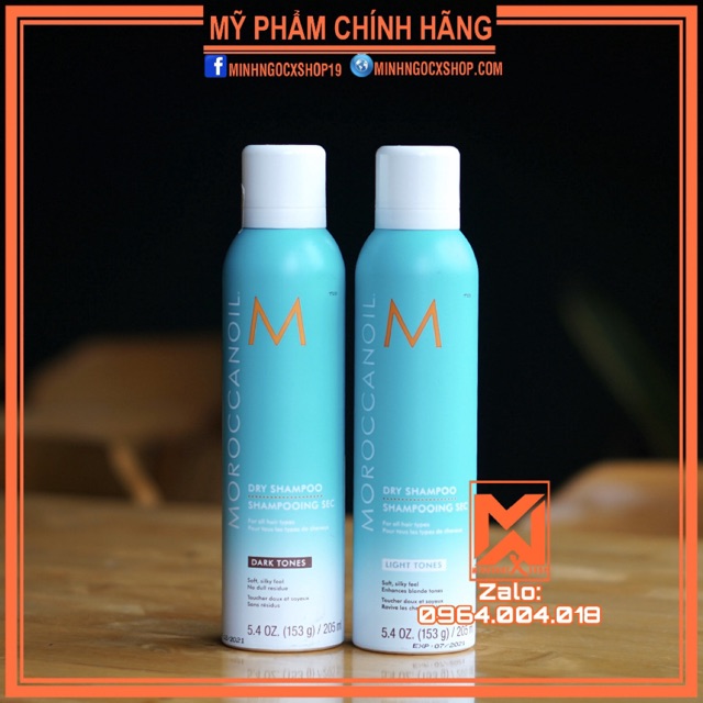 MOROCCANOIL DẦU GỘI KHÔ MOROCCANOIL DRY SHAMPOO 205ML CHÍNH HÃNG