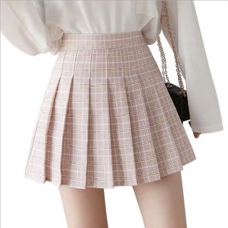 Chân váy xòe Tennis caro - Chân váy xếp li lưng cao phong cách Hàn Quốc