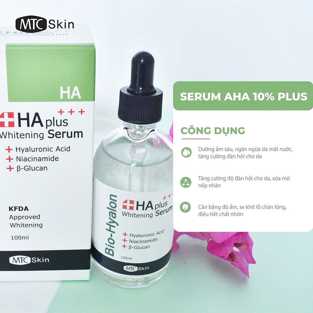 Serum HA Cấp Ẩm, Căng Bóng Chính Hãng MTC Skin Hàn Quốc