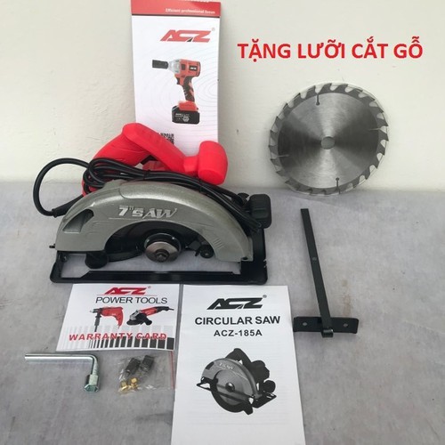 Máy cưa gỗ đĩa ACZ-185A tặng kèm lưỡi cưa gỗ