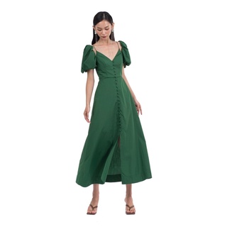 KAIA | Đầm dáng midi đan chéo lưng - Monile Midi Dress