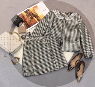 Set dạ tweed Bsk