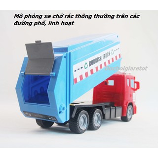 Đồ Chơi Xe Chở Rác Có Trớn Loại Lớn  (Video Ảnh Thật)