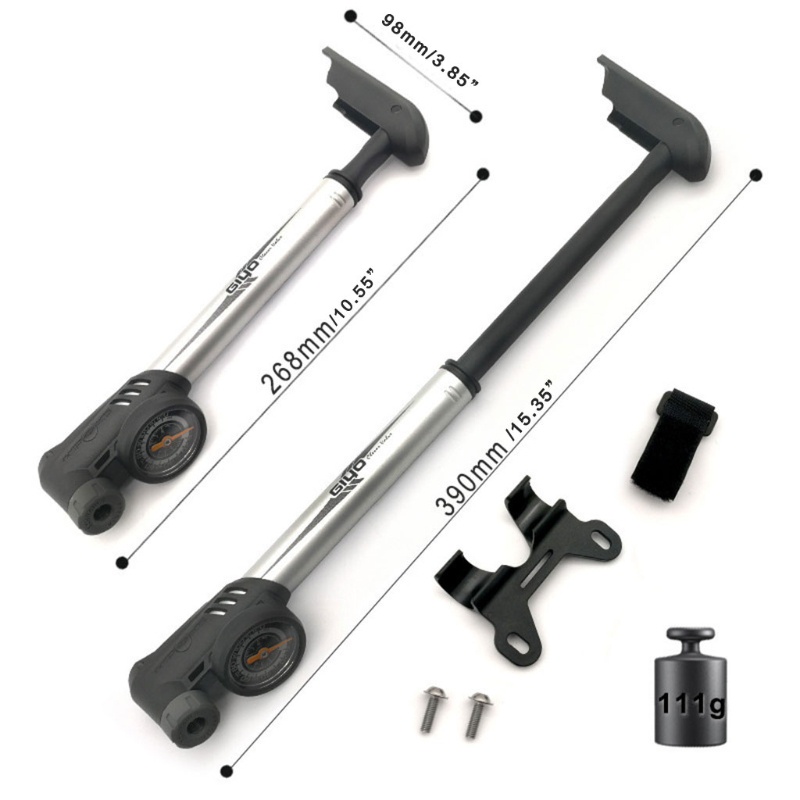 QQ Ống Bơm Xe Đạp Leo Núi Mini 120 PSI Chất Lượng Cao