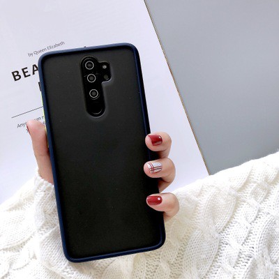 Ốp lưng Xiaomi Redmi Note 8 / Note 8 Pro Redmi 8 / 8A CC9 CC9e Mi 9 mặt lưng nhám viền màu dẻo cao cấp chống bám vân tay