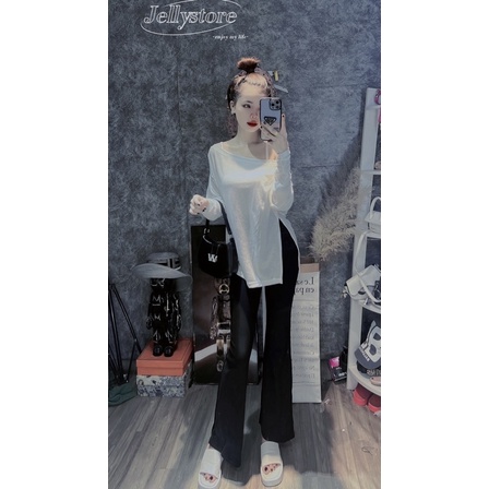 [ Ba Món siu Đỉnh ] Set bộ ba món quần loe hách dáng đây