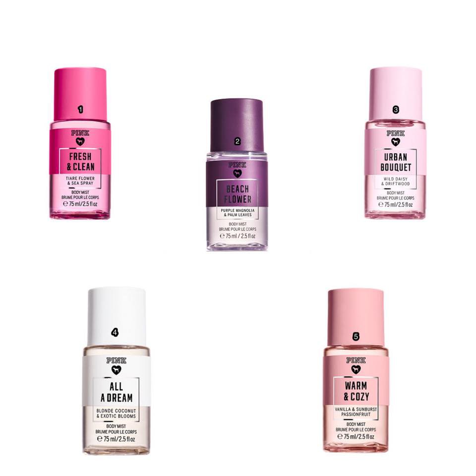 body mist Victoria's Secret