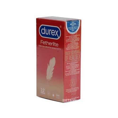 [Bộ Combo] 3 hộp Bao cao su Durex Fetherlite 12 cái