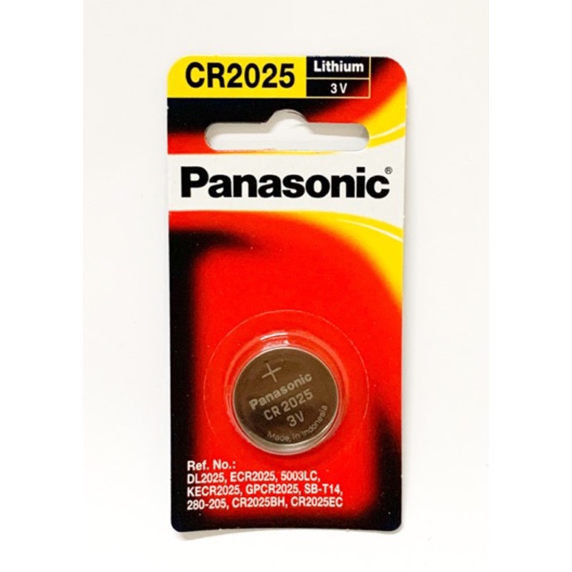 Pin CR2025 Panasonic Lithium 3V Cao cấp - Vỉ 1 Viên