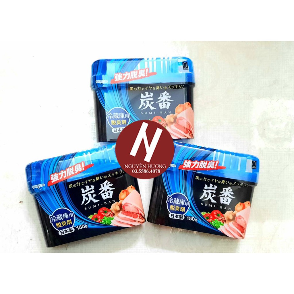 Khử mùi tủ lạnh Nhật Bản | than hoạt tính và trà xanh