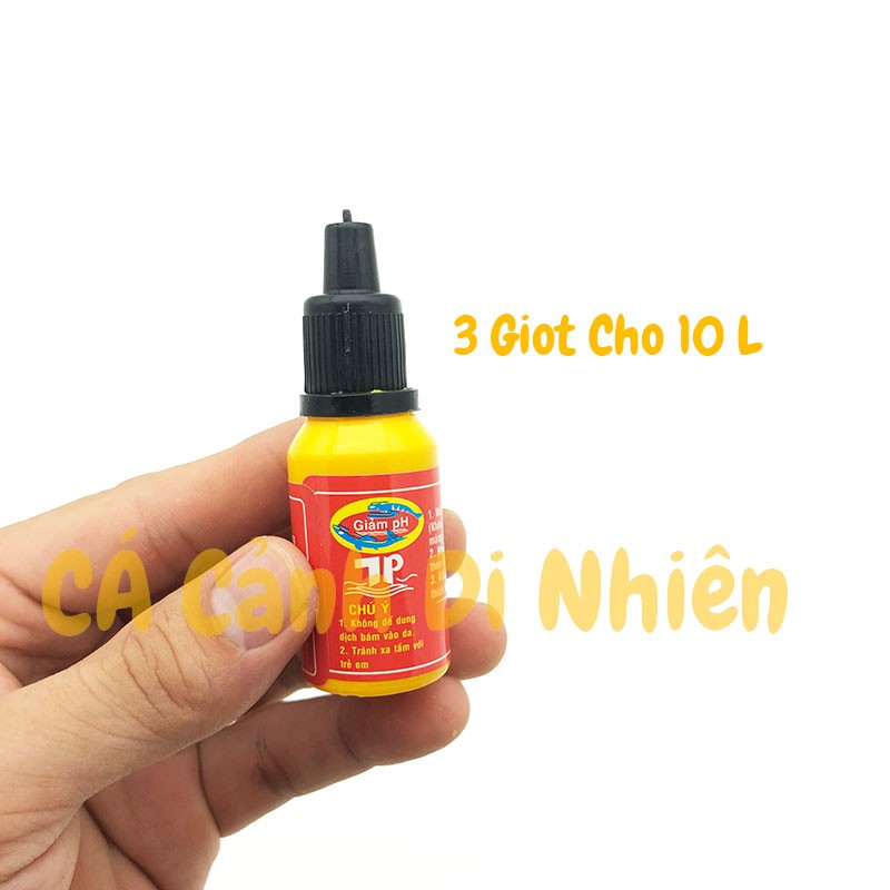 Dung dịch GIẢM pH cho hồ cá cảnh hộp ĐỎ