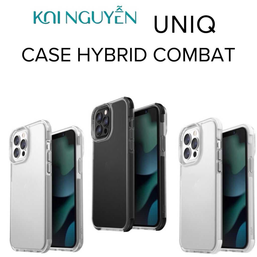 Ốp UNIQ Hybrid Combat- Aramid Dành Cho iP 13/13Pro/13ProMax