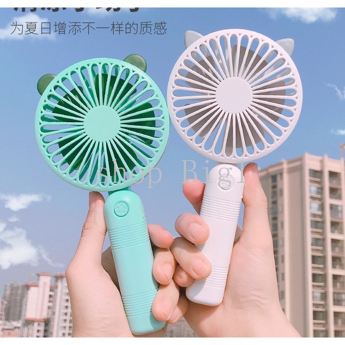 Quạt Mini Quạt Cầm Tay Mini Fan Gấp Gọn Sạc Usb