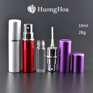 4 CHAI CHIẾT NƯỚC HOA vỏ nhôm xịt phun sương có hướng dẫn cách chiết nước hoa, Sỉ và Lẻ - Mã 5 dung tích 10ml