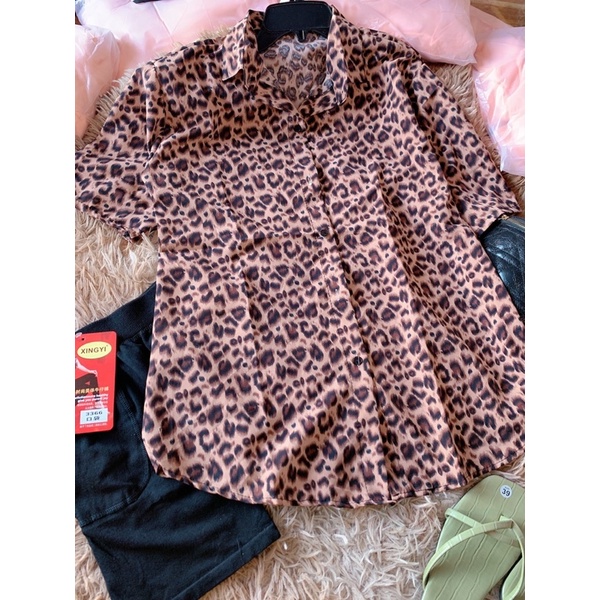 Sét sơ mi+ quần legging( beo )(10)