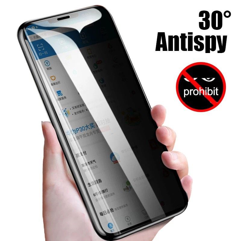 CƯỜNG LỰC DÀNH CHO IPHONE FULL MÀN CHỐNG NHÌN TRỘM ❤FREESHIP❤ HẠN CHẾ BÁM VÂN TAY - LOẠI TỐT - ĐỦ DÒNG