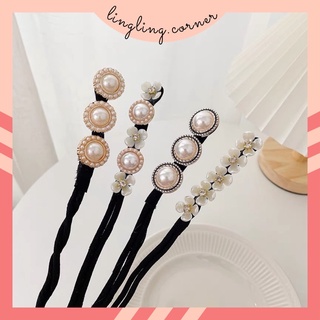 Cột tóc đính ngọc sang chảnh