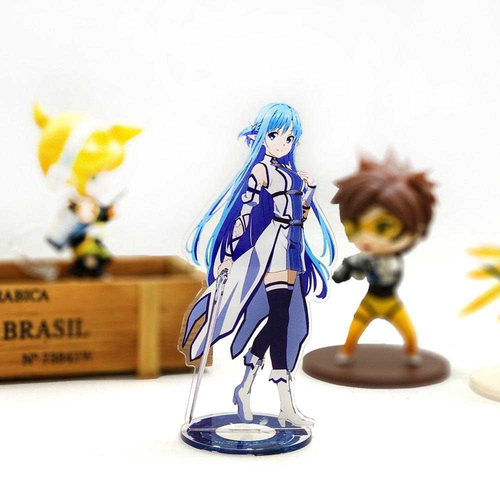 Sword Art Online Kirito Asuna Suguha Yuuki acrylic stand figure model toy