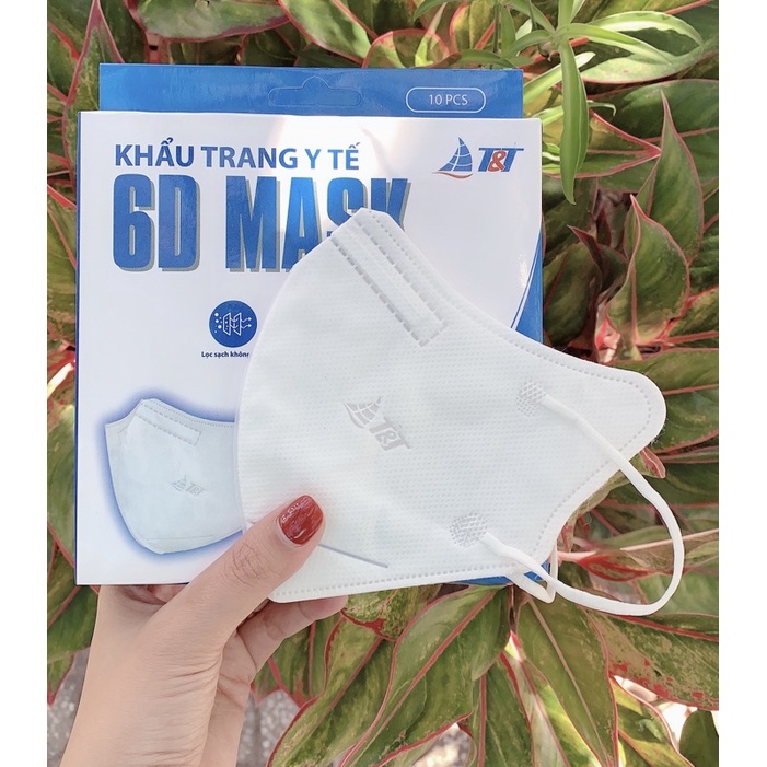 [Mã COSDAY giảm 8% đơn 150K] 10 Cái Khẩu Trang y tế 6D Mask - chính hãng T&T MASK | BigBuy360 - bigbuy360.vn