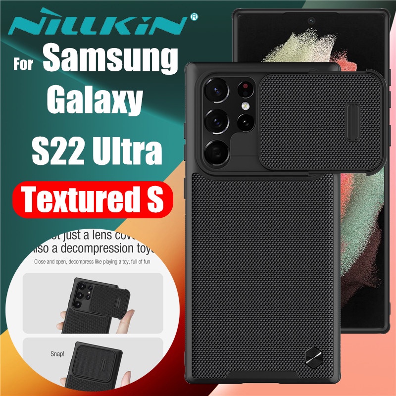 Ốp lưng Samsung Galaxy S23 Ultra S22 Plus S22 Ultra S23 Plus - Hãng Nillkin Textured sợi Nylong