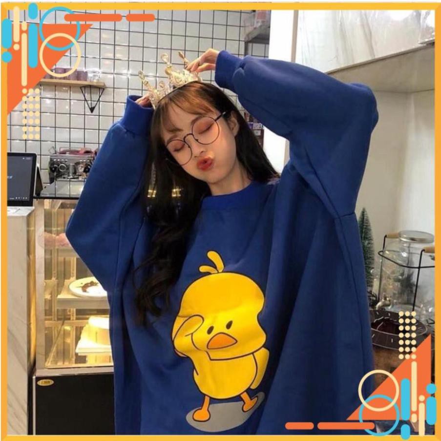 [Form bao Sang] ÁO SWEATER IN HÌNH VỊT THỜI TRANG DỄ THƯƠNG | BigBuy360 - bigbuy360.vn