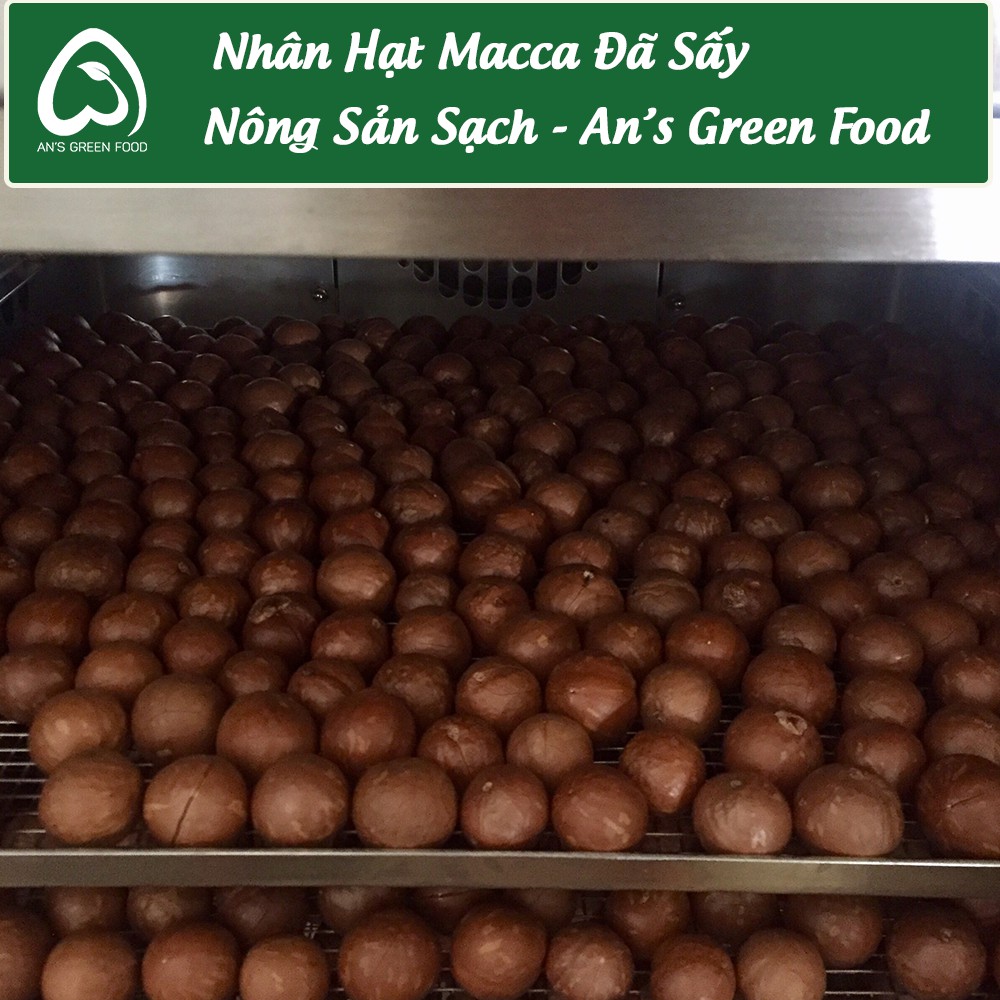 [Mã INCUBACK1416 hoàn 20K xu đơn 50K] Nhân Macca Đăk Lăk Đã Sấy Chín Loại 1 - An’s Green Food (100g)