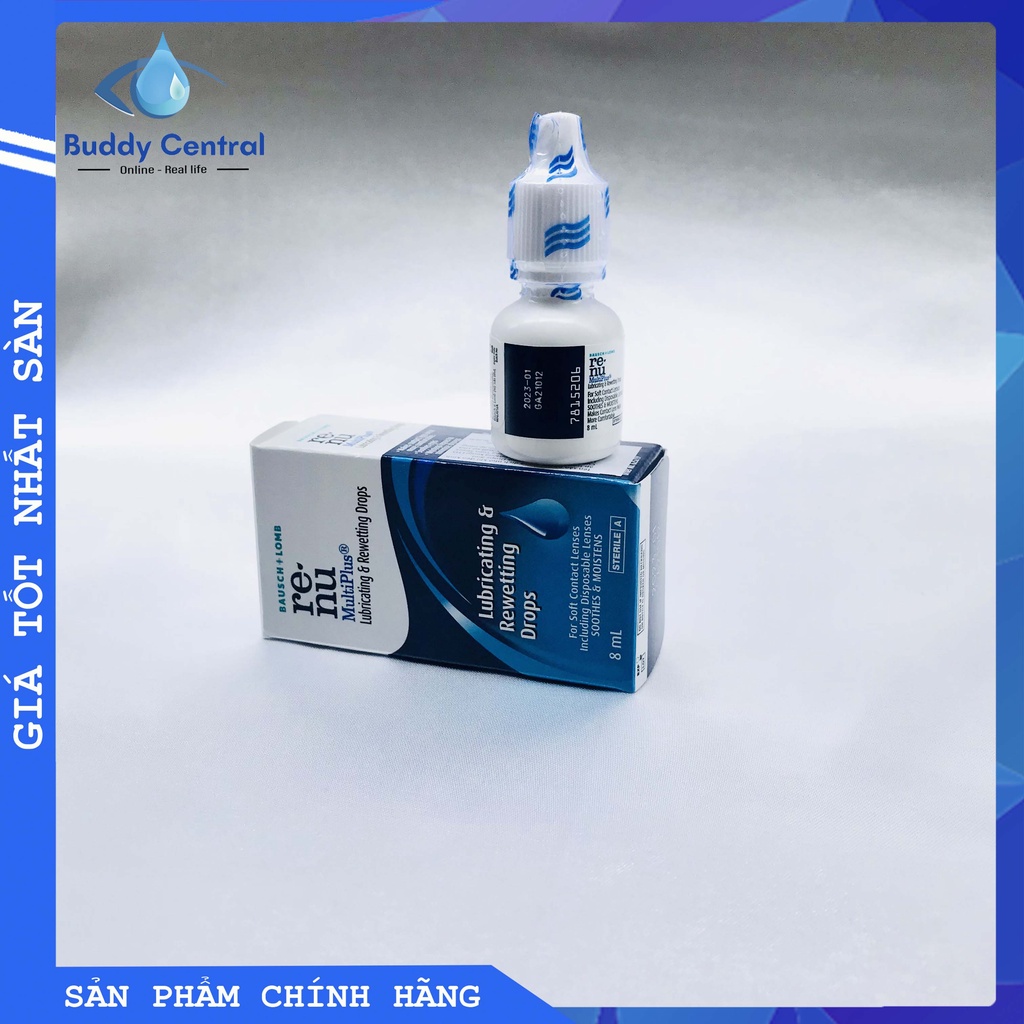 Nước nhỏ mắt Renu 8ml - Renu eye drop - Bausch &amp; Lomb - USA