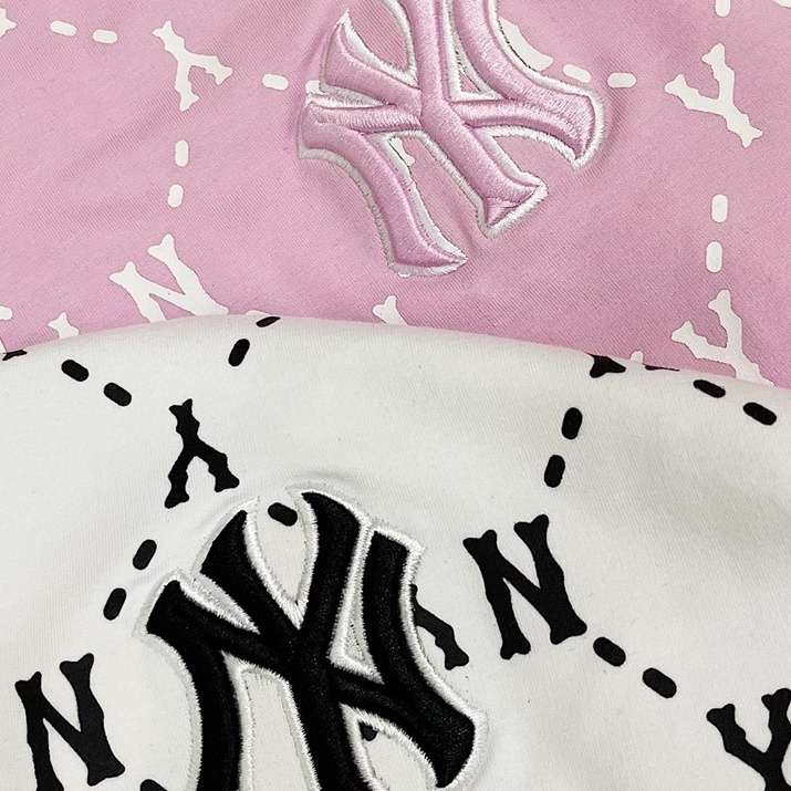 Áo Sweater nam nữ M.L.B, Áo nỉ xuất dư NY Monogram SW03 - Pom Store