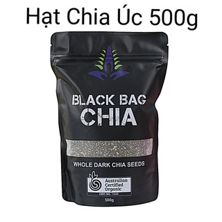 {date 2023} Hạt Chia Úc Black Bag Chia túi 500g