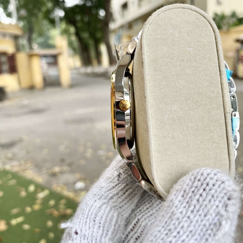 Đồng Hồ NAM LG lg032 TRẮNG Chống Xước, Chống Nước TUYỆT ĐỐI - TẶNG 1 Vòng Đá tỳ Hưu + 2 pin AG4