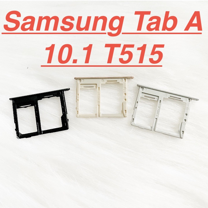 ✅ Khay Đựng Sim Samsung Tab A 10.1 SM-T515 SM-T510 Khay Chứa Thẻ Nhớ Ổ Sim Linh Kiện Thay Thế