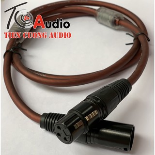 [ Bộ 10 Jack ] Canon 2 Đầu Đực Cái Có Chống Nhiễu Hàng Cao Cấp Hàng Xuất USA