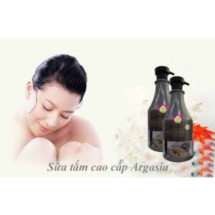 Sữa tắm trắng da ngọc trai đen Argasia Malaysia 1100ml