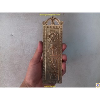 Kim Bài Thái Sơn Thập Cảm Đương phong thủy trấn khí