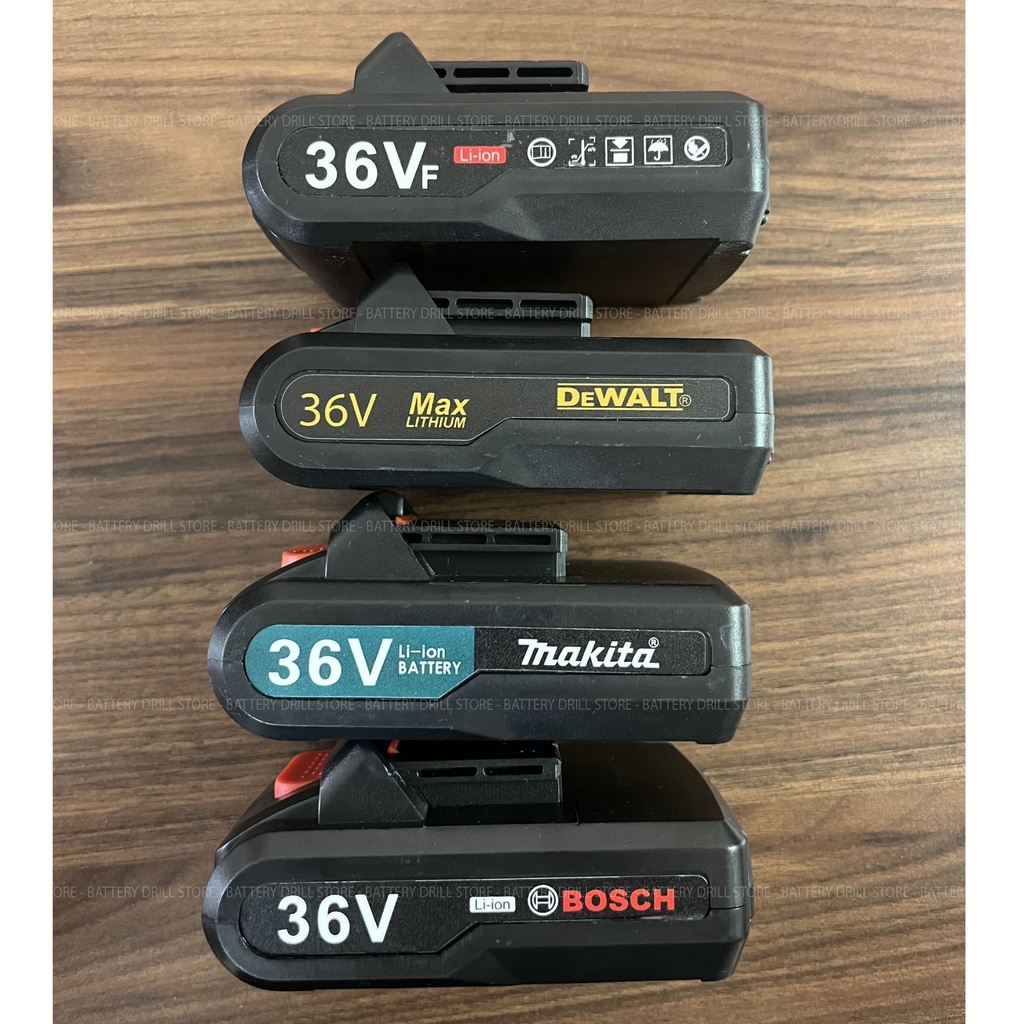 Pin 36V 5 CELL Dùng Cho Máy Khoan Pin BOSCH, MAKITA, DEWALT, HITACHI 18V, 21V, 24V, 26V, 36V,..