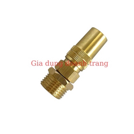 Đầu béc rửa xe, tưới cây đa năng có chỉnh tia bằng đồng