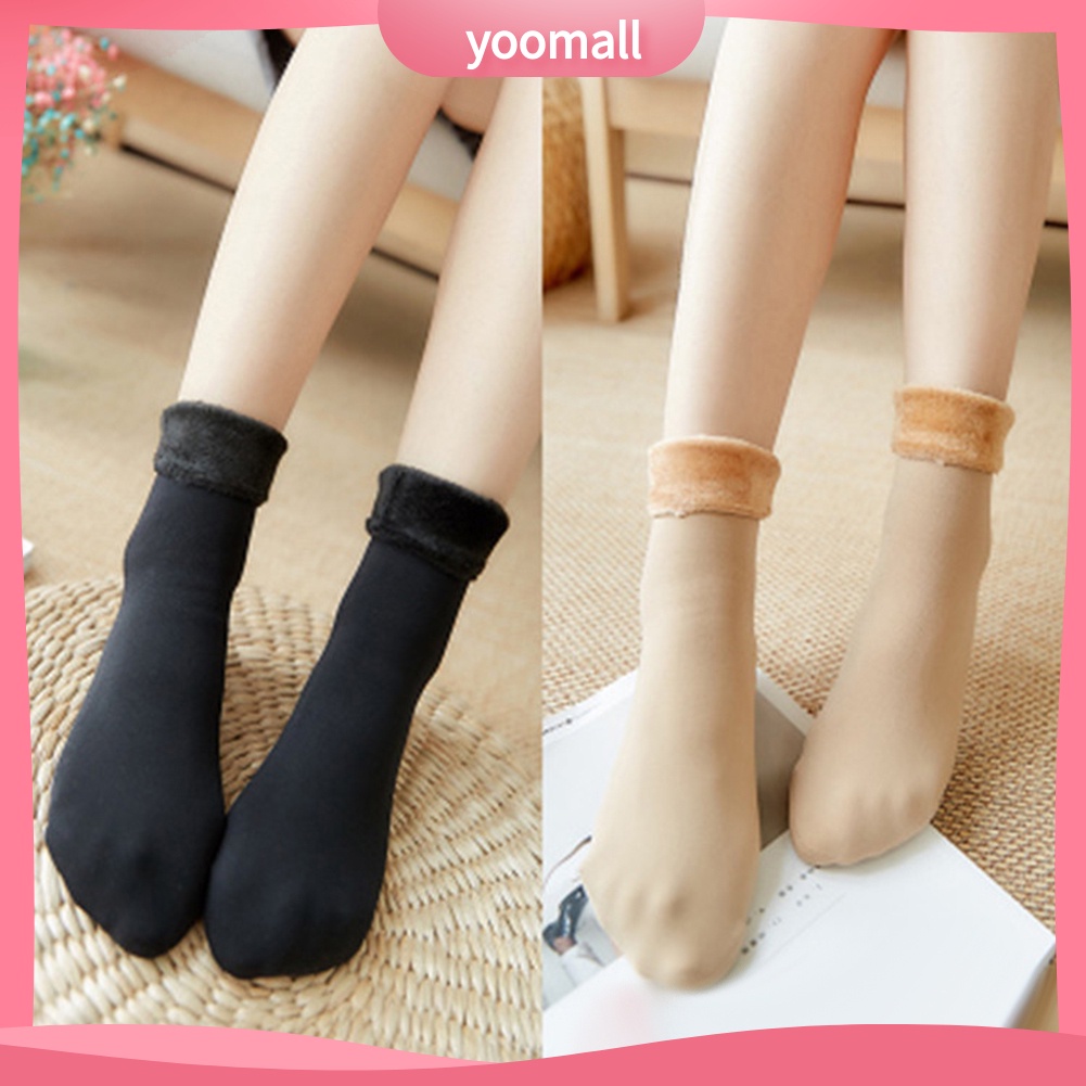 Vớ Giữ Ấm Màu Sắc Đơn Giản Thời Trang Mùa Đông Cho Nữ