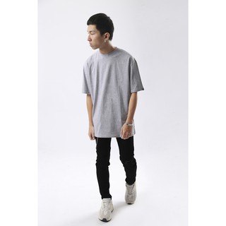 Áo Thun Basic Xám Chất Liệu Cotton Thoáng Mát