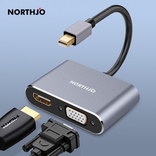 Bộ Chuyển Đổi Cổng Mini DisplayPort Sang HDMI VGA 4K Thunderbolt 2.0 Tương Thích Với MacBook Pro MacBook Air / iMac / Surface Pro 1 2 3 4 6 / Surface Laptop 2 / Surface Book Lenovo ThinkPad X1
