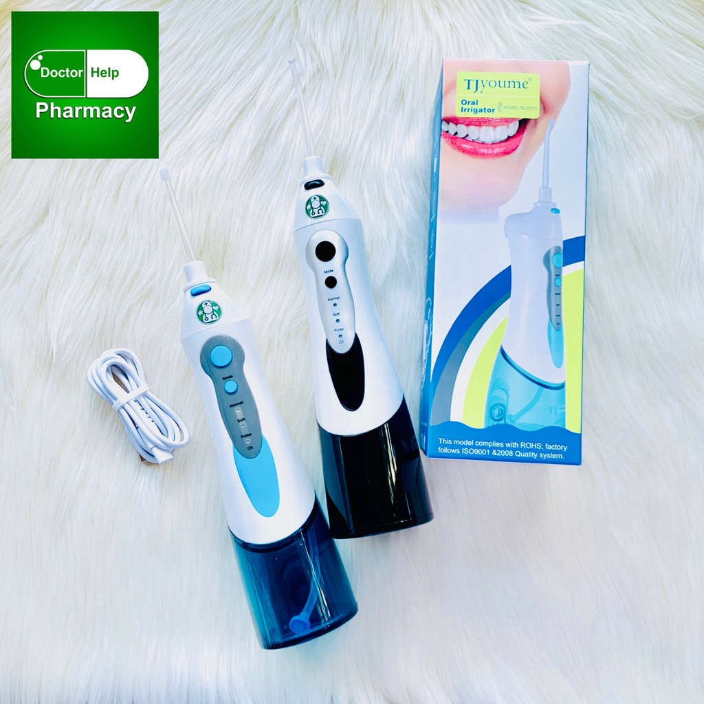 Máy Tăm Nước Vệ Sinh Răng Miệng Oral Irrigator Phiên Bản Nâng Cấp Nhập Khẩu Chính Hãng (Tặng Kèm Đầu Xịt)