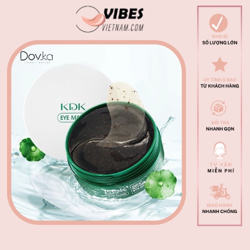 Mặt nạ mắt trà đỏ Centella - Giảm thâm chống lão hóa da mắt vibesvietnam hộp 60 miếng