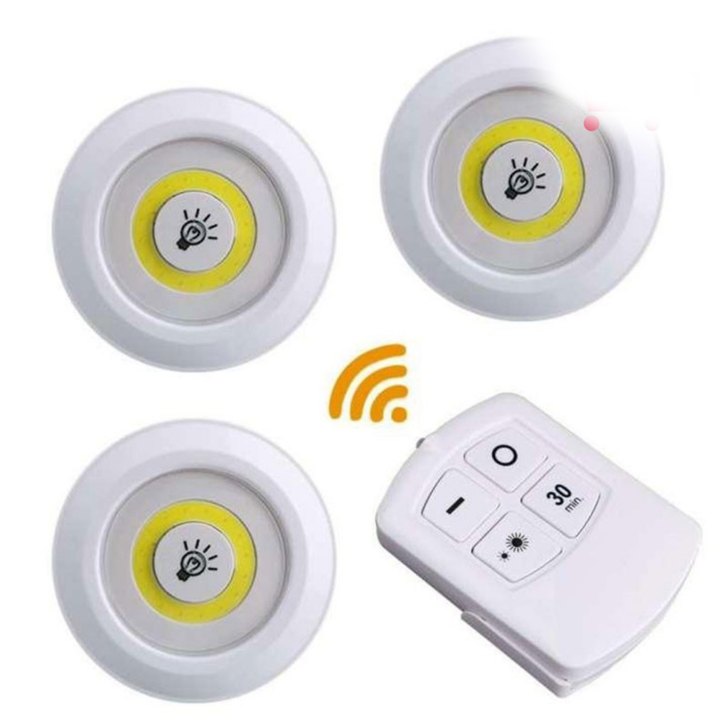 Bộ 3 Đèn led đa năng dán tường cao cấp - Đèn LED Dán Tủ Quần Áo