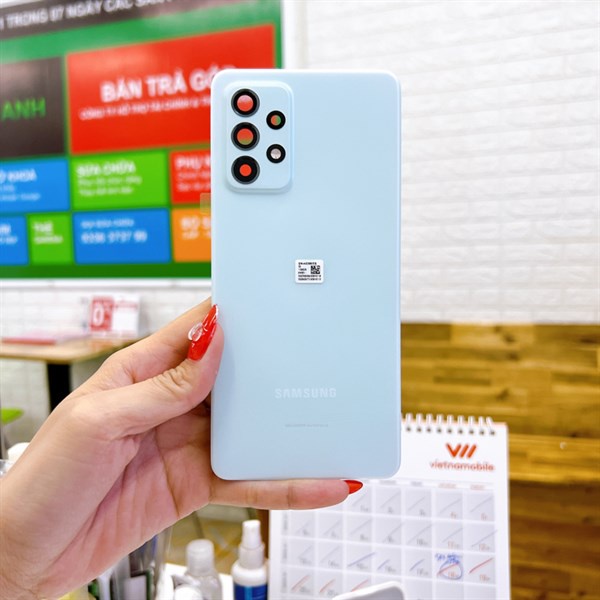 Nắp lưng Samsung A52 SM-A525 có kính camera sau, mặt kính lưng theo máy Samsung A525 linh kiện đẹp 9/10 zin