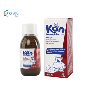 Siro Kan ImunoGlukan - Hỗ trợ miễn dịch nâng cao sức đề kháng cho bé - Lọ 120ml