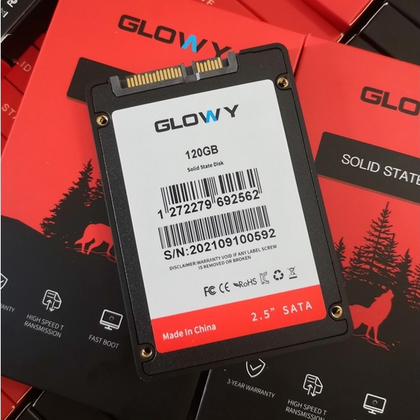 Ổ Cứng SSD Glowy 120GB | 240GB New Chính Hãng Bảo Hành 3 Năm - Tặng Cáp Sata 3 Tốc Độ Cao