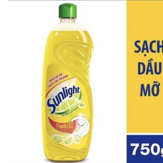 Nước rửa chén Sunlight Chanh chai 750ml
