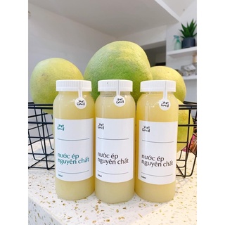 Chai nhựa tròn 330ml miệng rộng fi 38 đựng nước ép, trà sữa