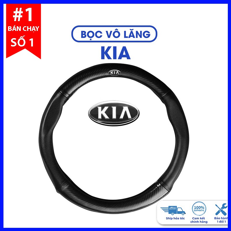 Bọc vô lăng Kia Morning, Cerato, K3, Seltos, Sedona, Sorento, Soluto, Optima, Rondo, Forte, Rio, Spectra, Trùm vô lăng